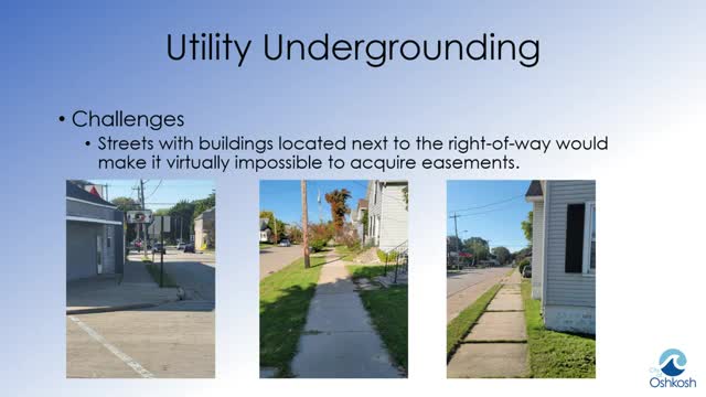 City explores costs and challenges of underground utility conversion in Bowen Street area