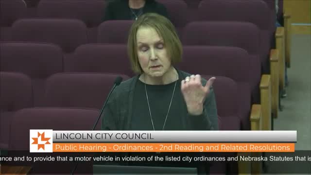 Lincoln City Council hears public concerns on reckless driving and vehicle impound proposal