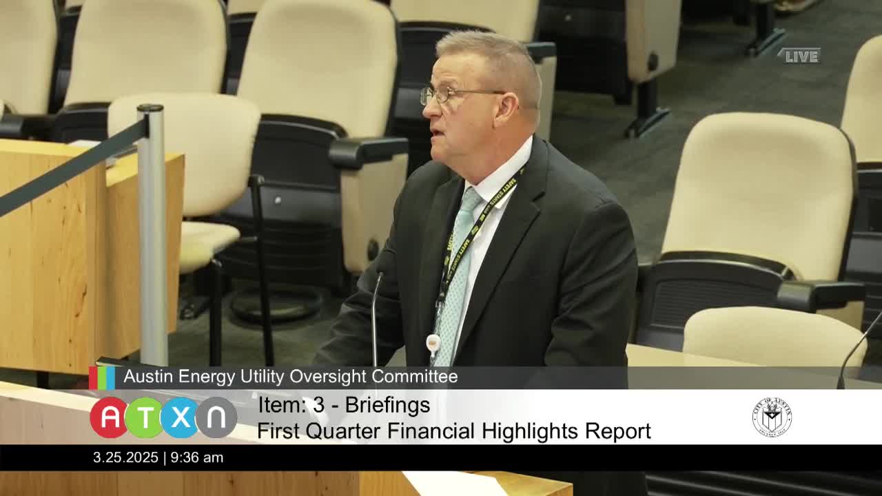 Austin Energy reports strong Q1 performance and bond market success