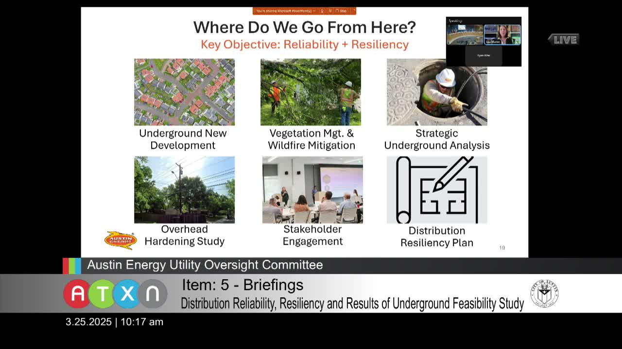 Austin Council reviews wildfire risk and undergrounding feasibility studies for utility infrastructure