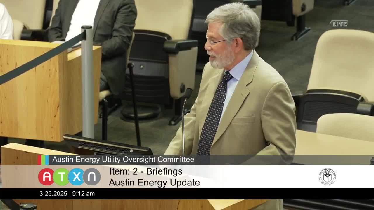 Austin Energy highlights community benefits and commitment to renewable energy