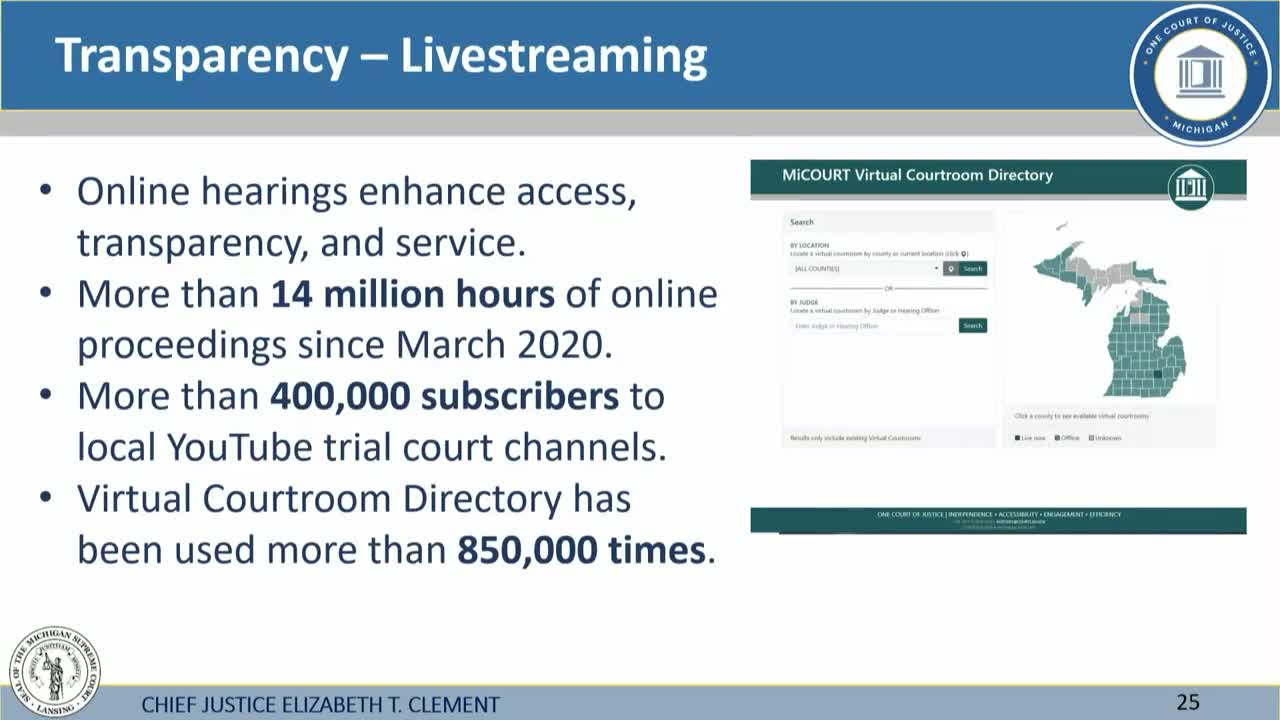Michigan courts expand online services and community engagement initiatives