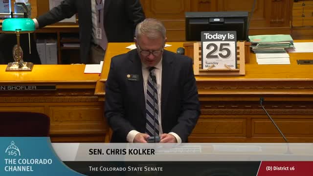 Colorado Senate honors colorectal cancer awareness month and cancer prevention efforts
