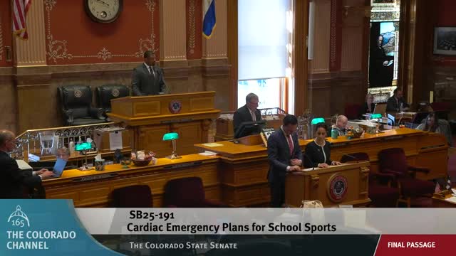 Senate passes AED maintenance bill to improve cardiac emergency preparedness in Colorado schools
