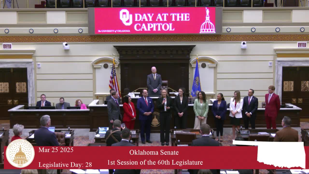 Oklahoma Senate advances bills raising consent age and prohibiting discrimination