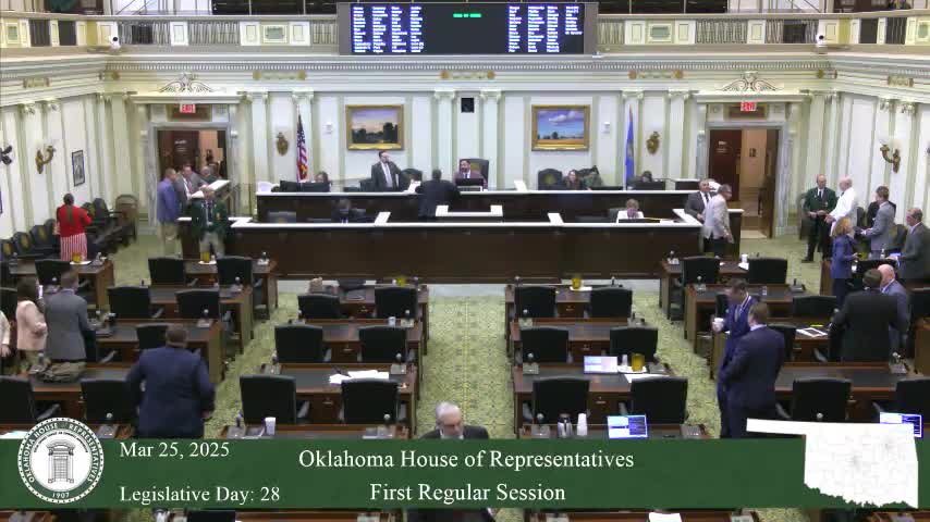 Oklahoma House honors OU softball champions and hears new criminal report bill