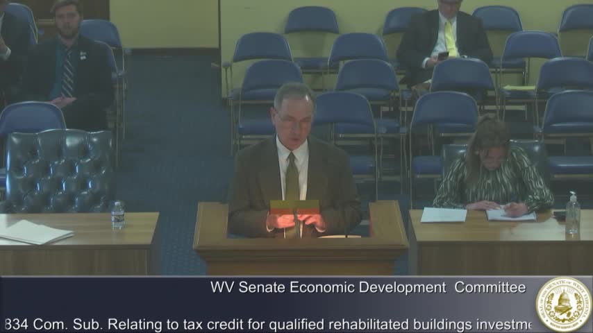 West Virginia Senate committee approves amendment for historic tax credit clarification