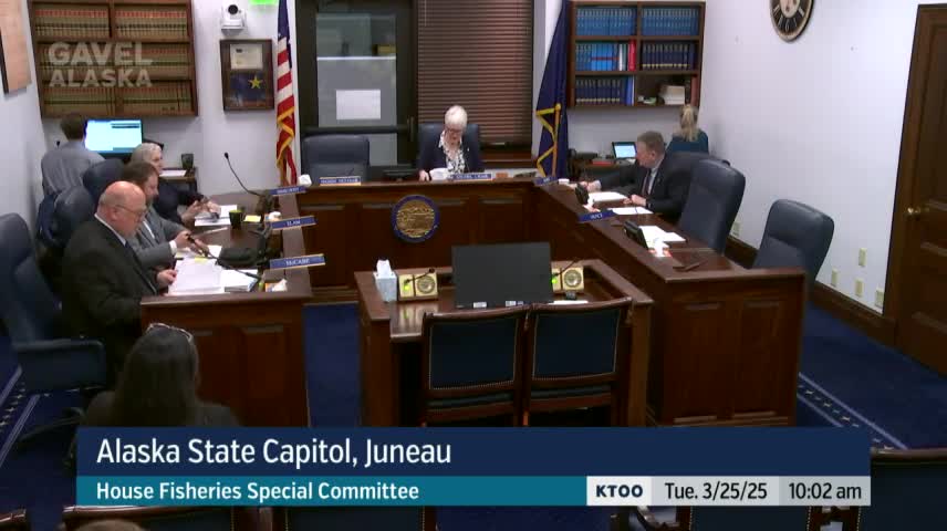 House Committee discusses fisheries bills including equal rights for subsistence users