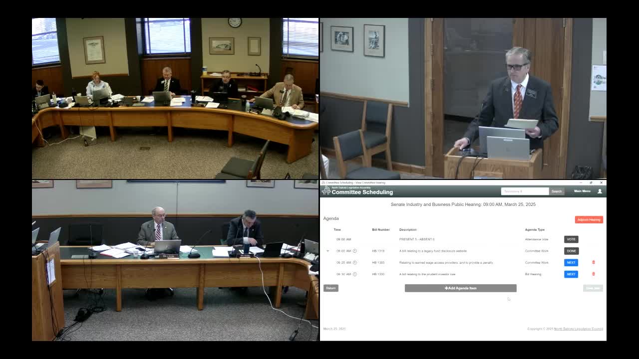 North Dakota lawmakers debate flexibility in state investment strategies and foreign influence