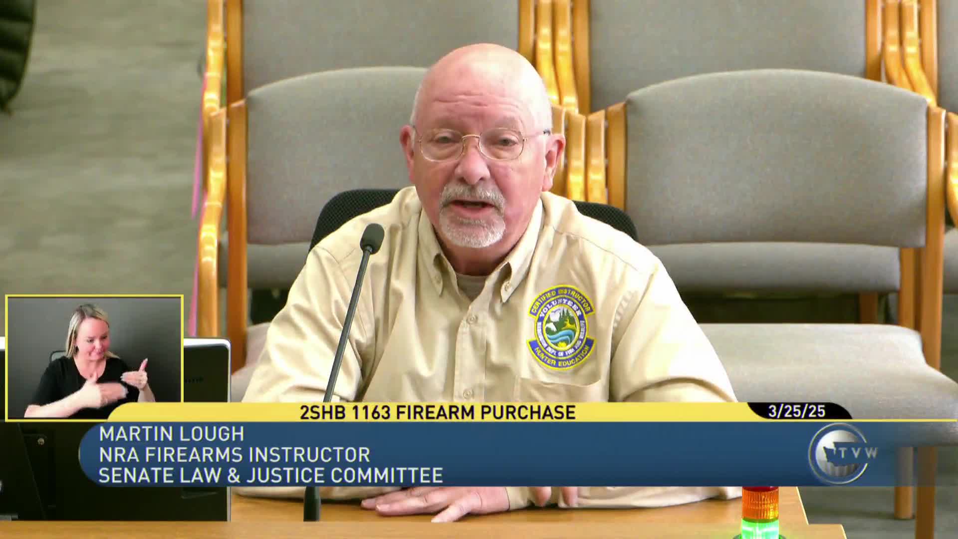 Senate committee hears testimony on self-defense bill amid burglary concerns