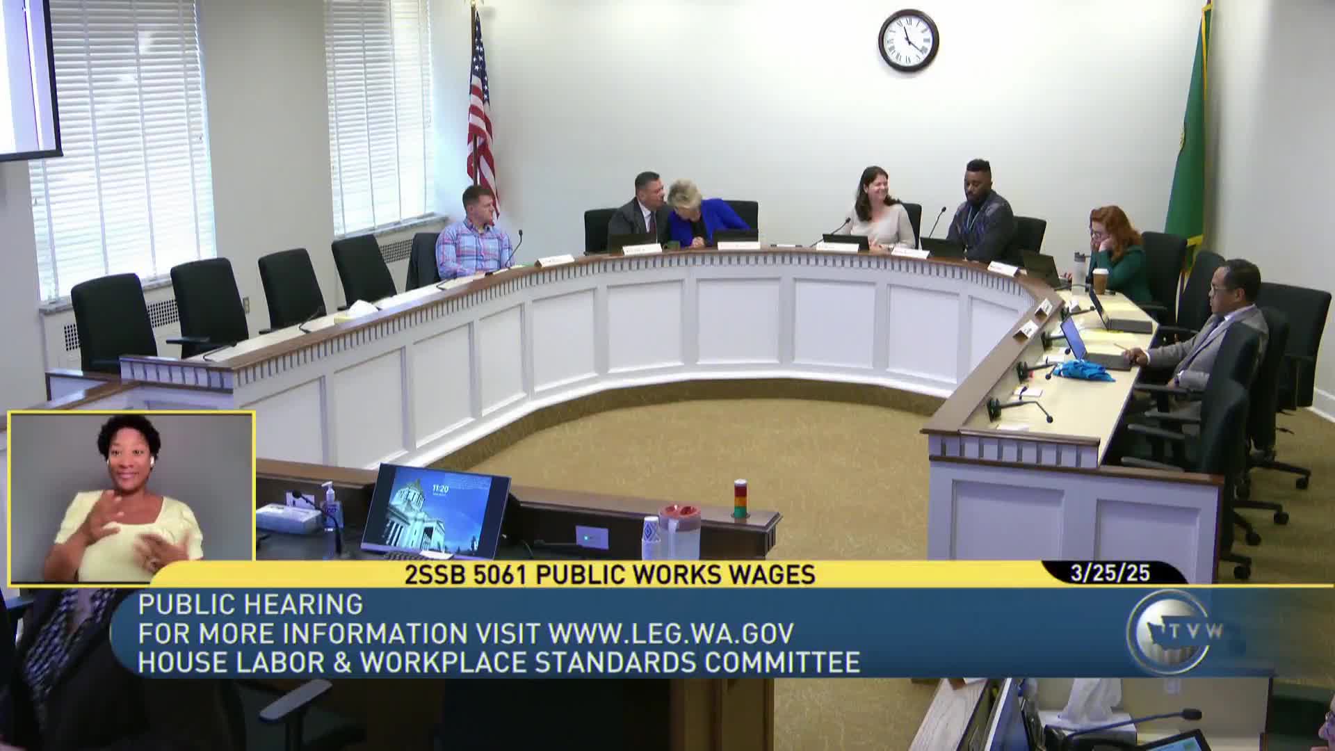 Christine Brewer addresses Senate Bill 5061 concerns at Washington contractors meeting