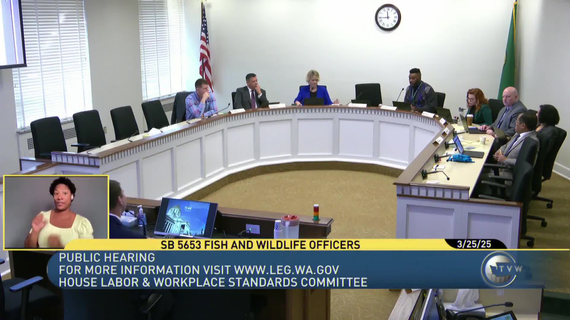 Tiffany Scrogg advocates for technical training in prevailing wage compliance at legislative hearing