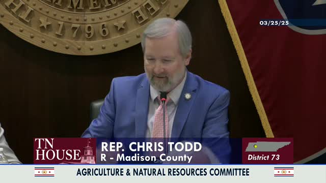 Tennessee Commissioner emphasizes state's outdoor beauty during session