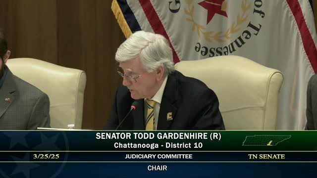 Tennessee Senate reviews bills on life sentences and hemp enforcement