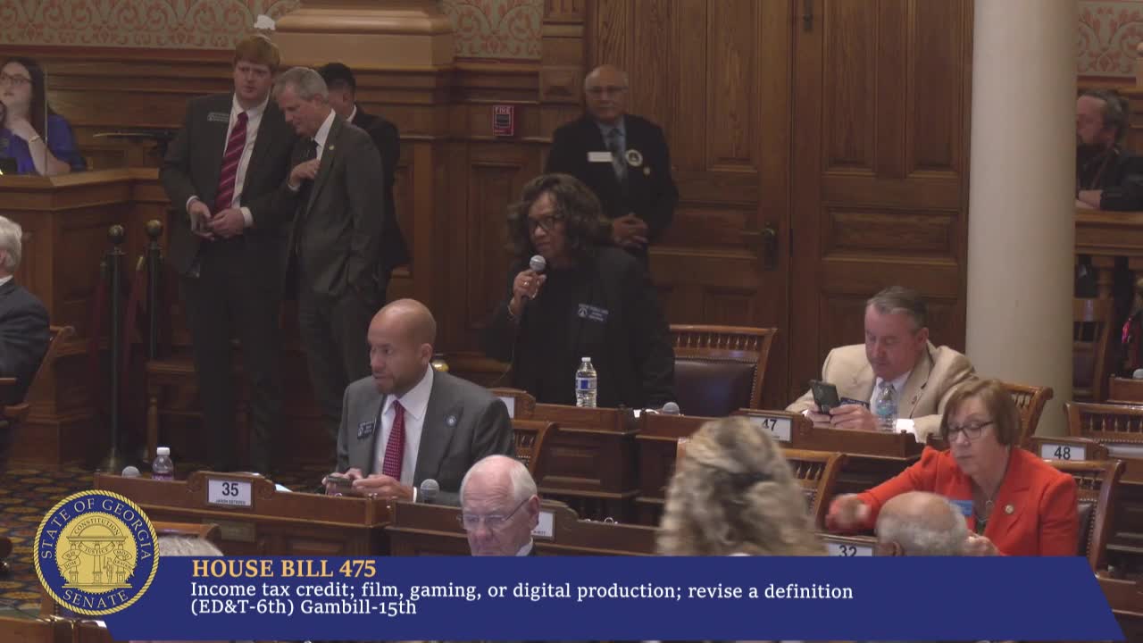Georgia Senate approves film tax credit expansion amid corporate welfare debate