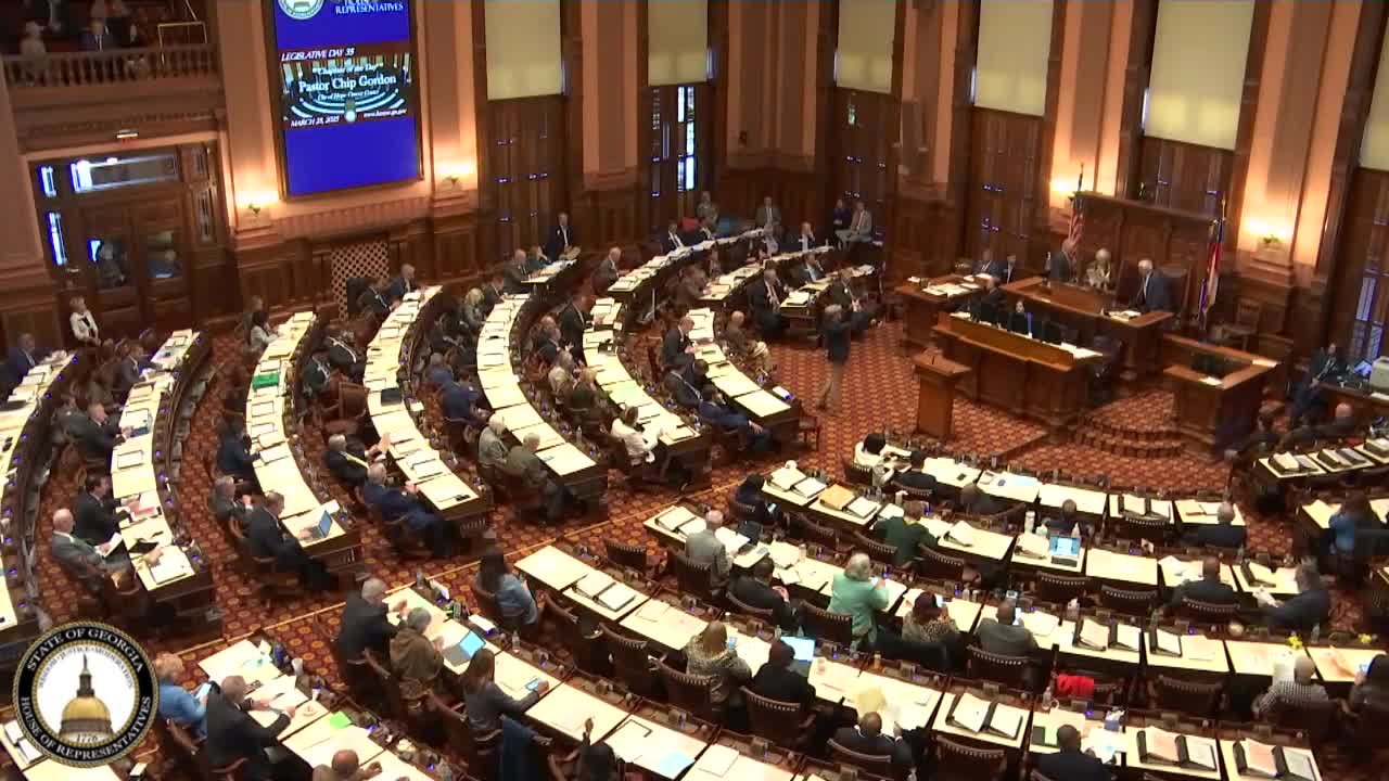 Representative Chip urges Georgia leaders to embrace unity and peacemaking