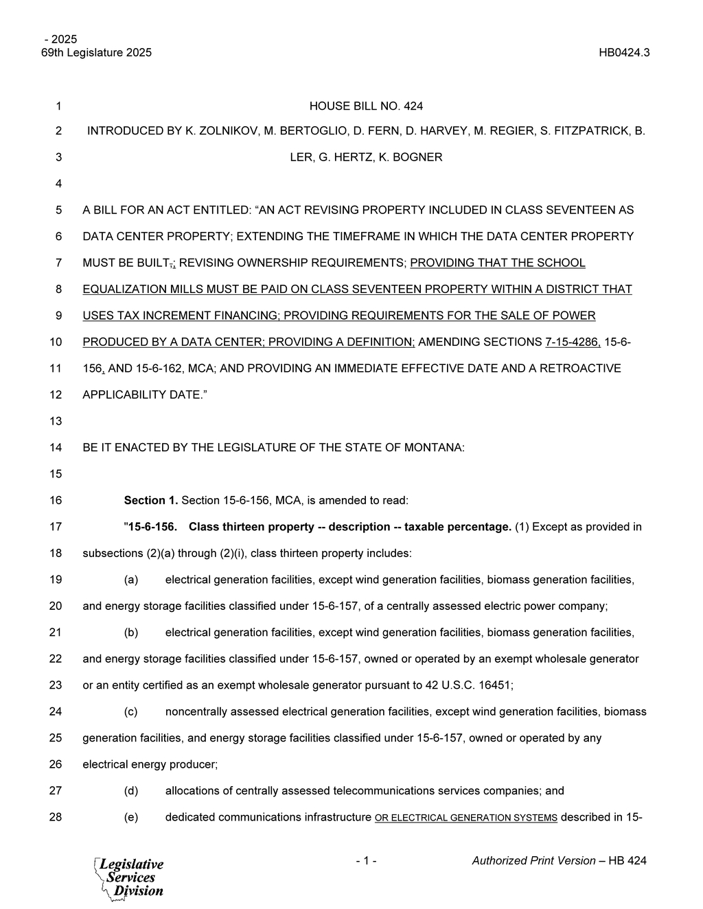 Montana Legislature approves tax classification for new data center infrastructure