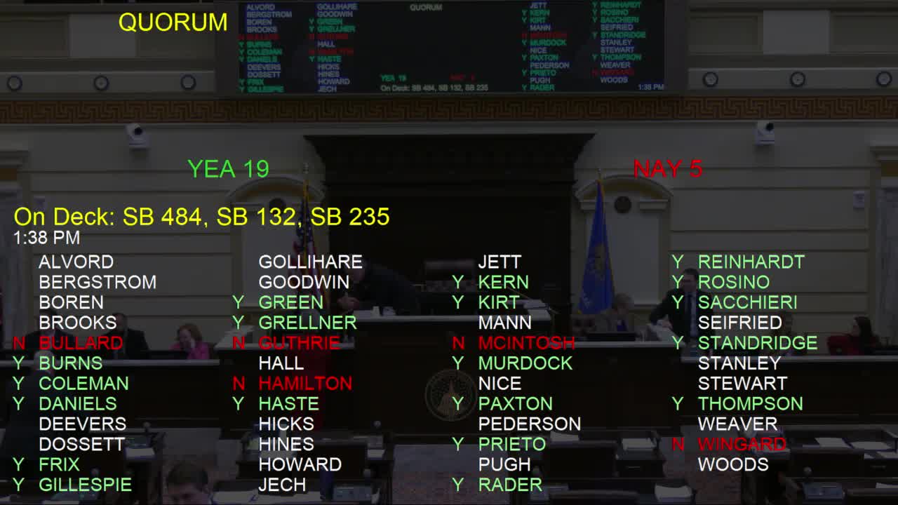 Senator Standridge proposes amendment for 3,000-foot buffer between homeless shelters and schools