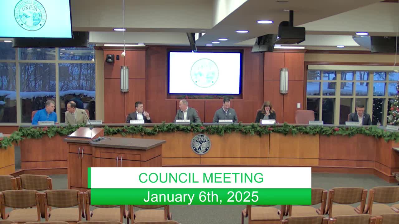 Green City Council elects Jeff Noble as 2025 president and Justin Spade as vice president