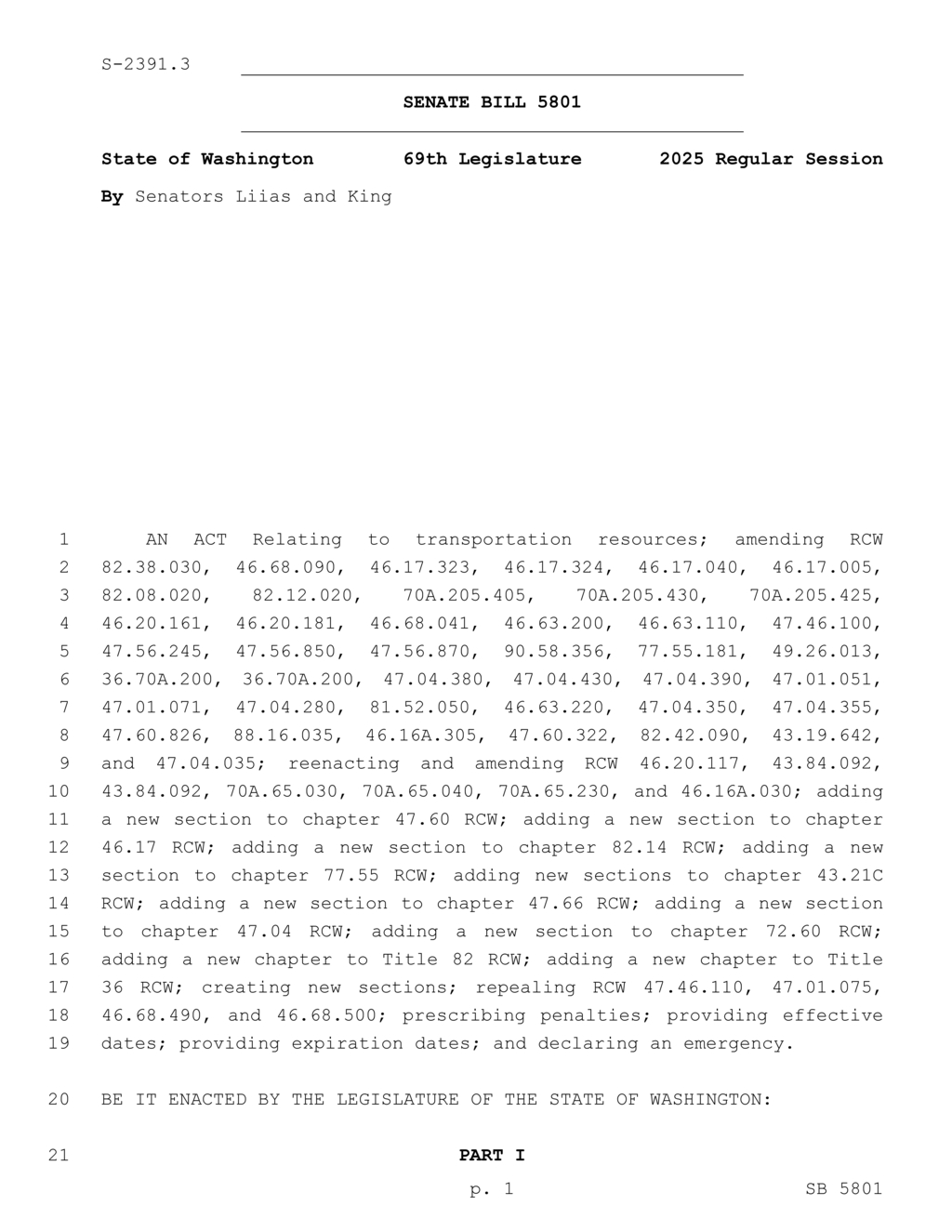 Legislature amends vehicle registration fees for electric vehicles in Washington