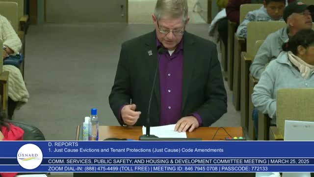 Oxnard officials address tenant substitution and protection ordinance concerns