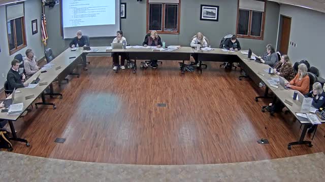 Village Board discusses term limits and emergency plumbing repair after excavator incident