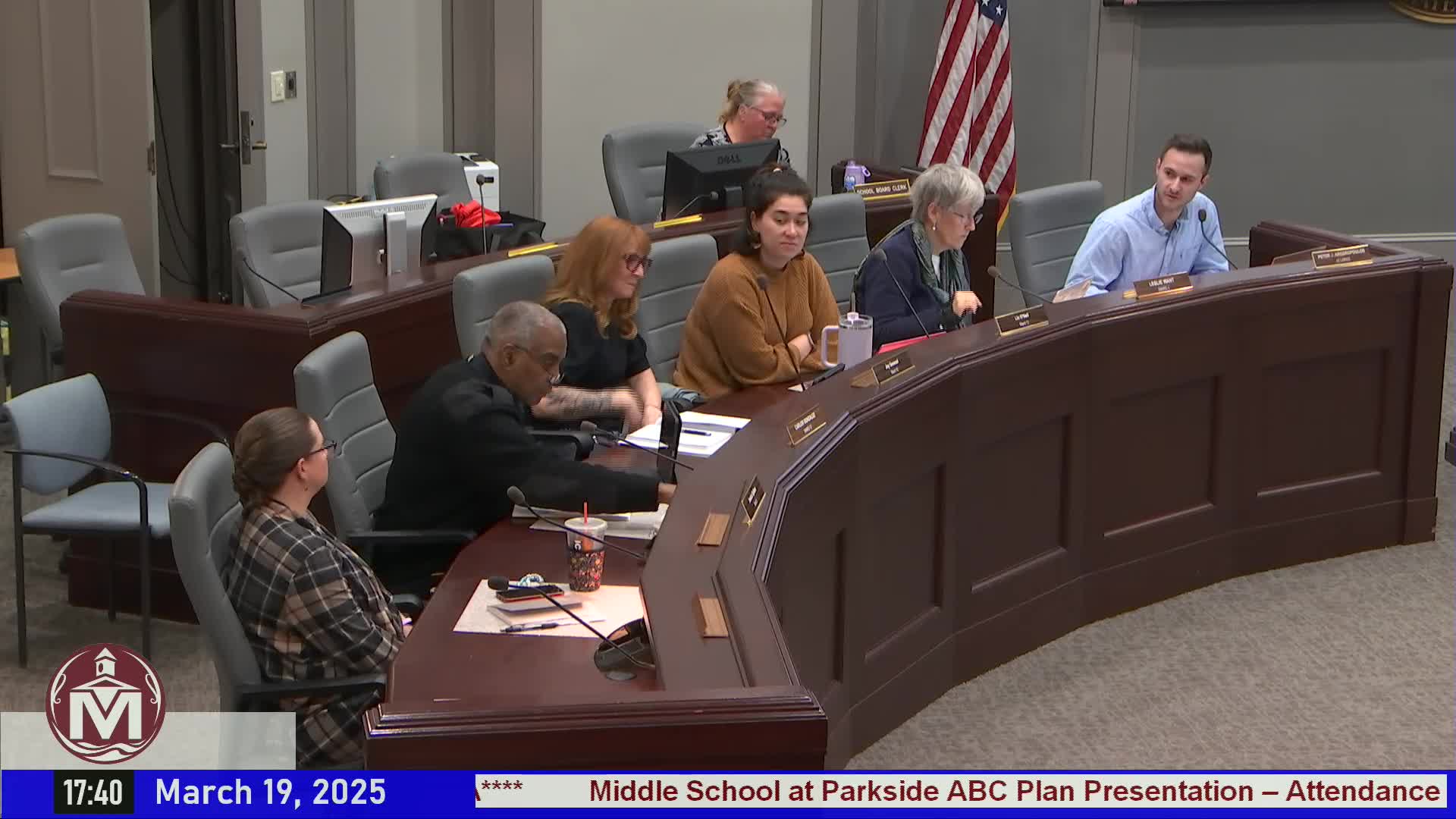Parkside School presents progress on student attendance and mental health initiatives