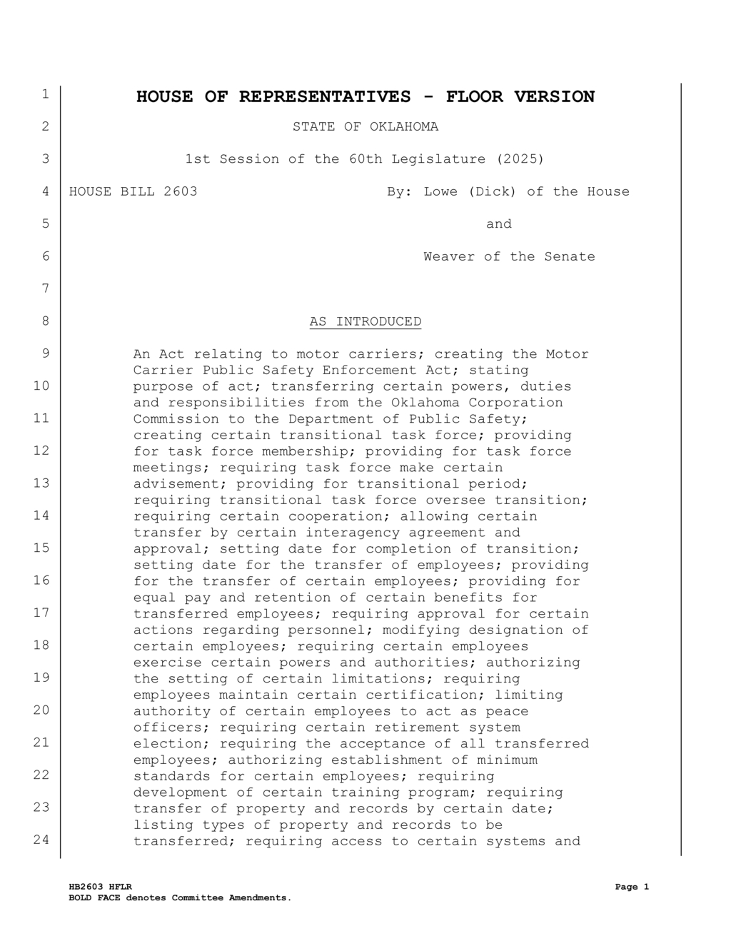 Oklahoma DOT enforces new regulations on truck permits and weight limits