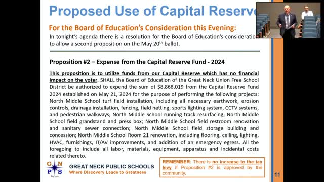 Board proposes $8.8M for North Middle School and North Bridal improvements