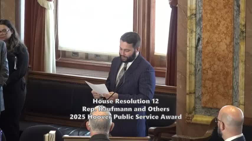 Iowa legislators gather for Honeybee Day and USS Iowa Award presentation