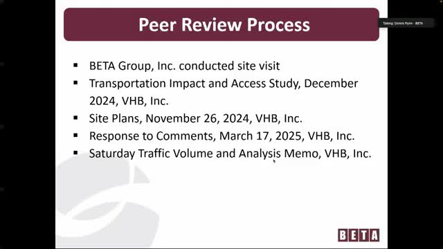 Review committee evaluates VHB's traffic impact study for Needham Street redevelopment
