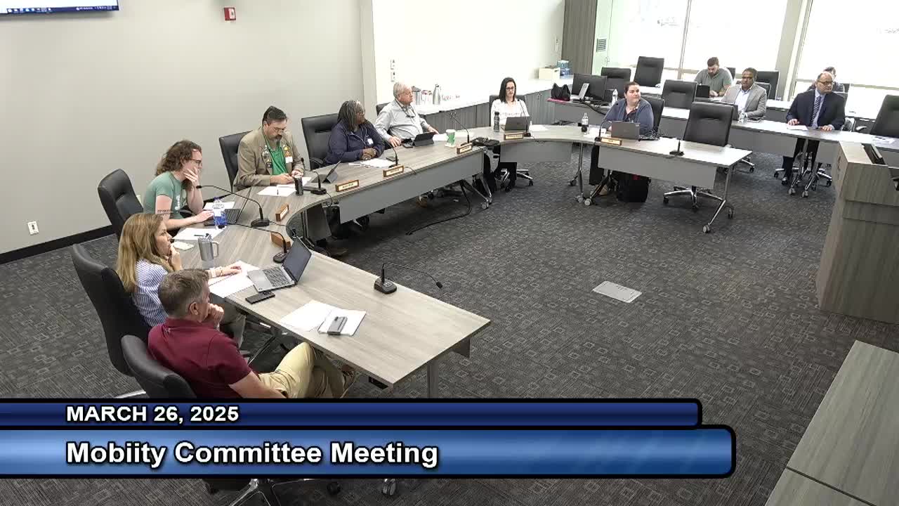 Mobility committee backs TRIP application to fund Colorado Boulevard, Frye District, Katy Trail and downtown quiet‑zone work