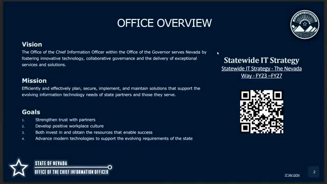 Nevada outlines ambitious IT strategy to enhance cybersecurity and digital services