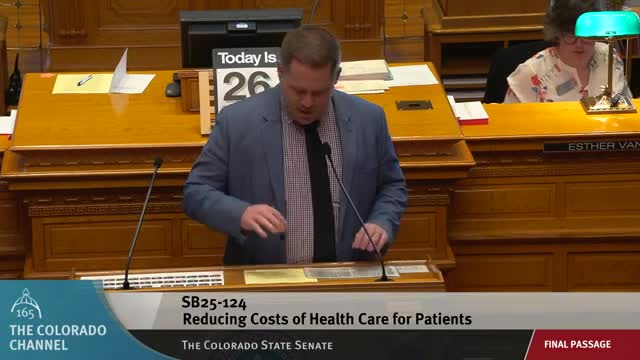 Senator Michaelson Janae opposes Colorado's SB 124 for harming charity care access