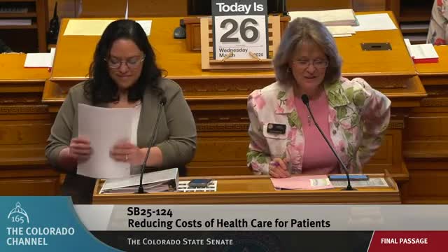 Colorado Senate passes Senate Bill 124 supporting healthcare transparency and community benefit