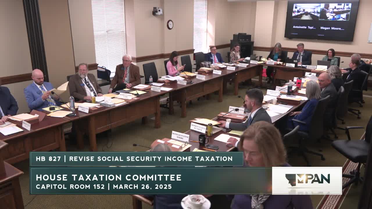 Montana advocates push for House Bill 827 to revise Social Security income tax