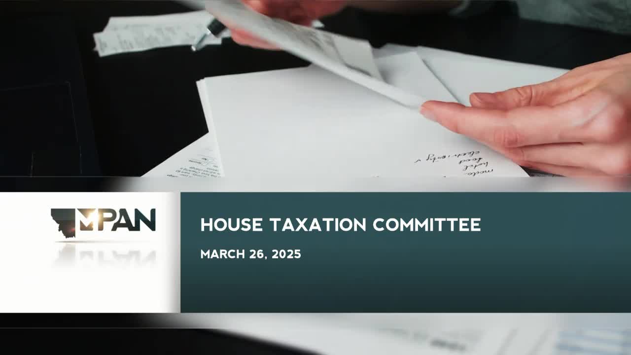 House Taxation Committee executive actions: HB836 passes narrowly; HB839 tabled; HB844 fails then is tabled