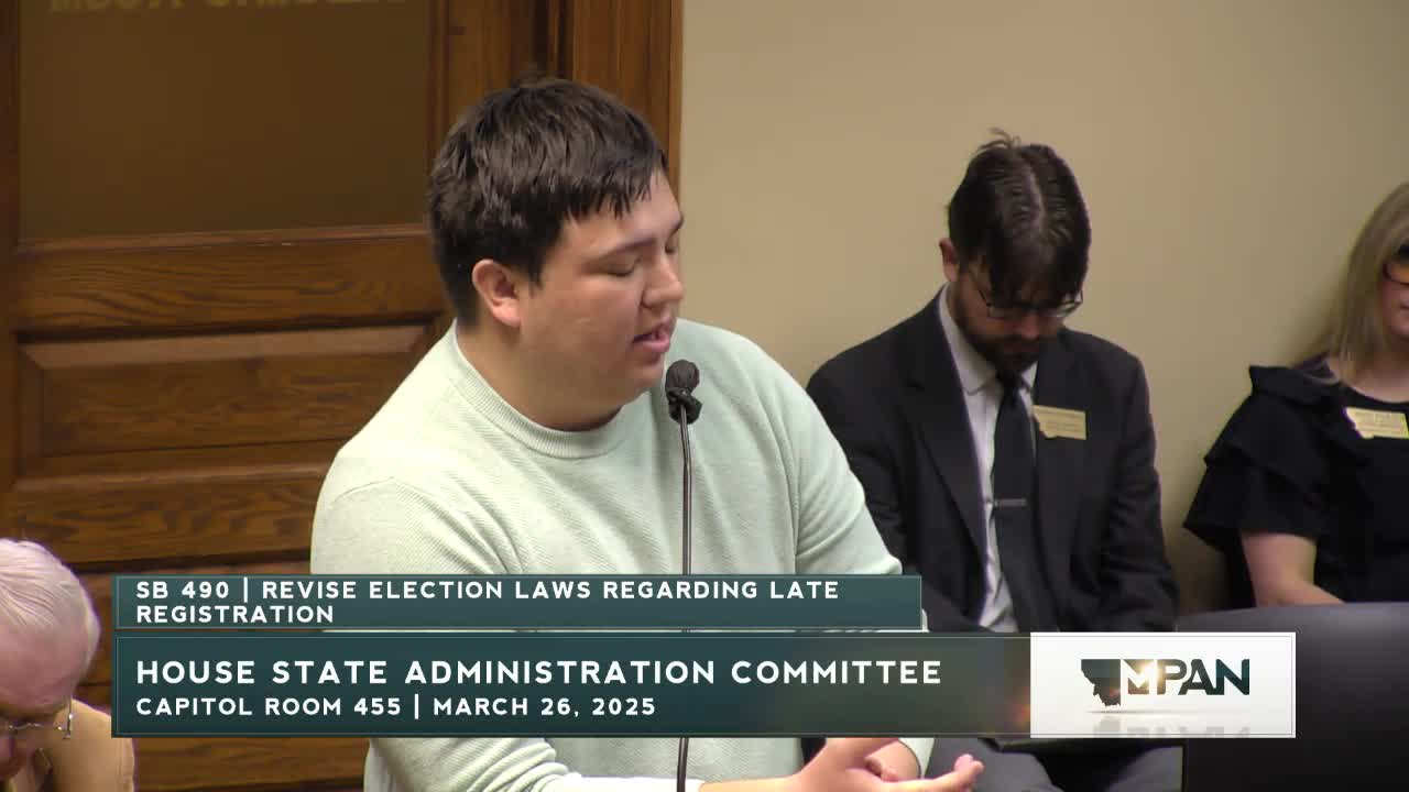Senator Acuff proposes changes to streamline voting procedures in Montana