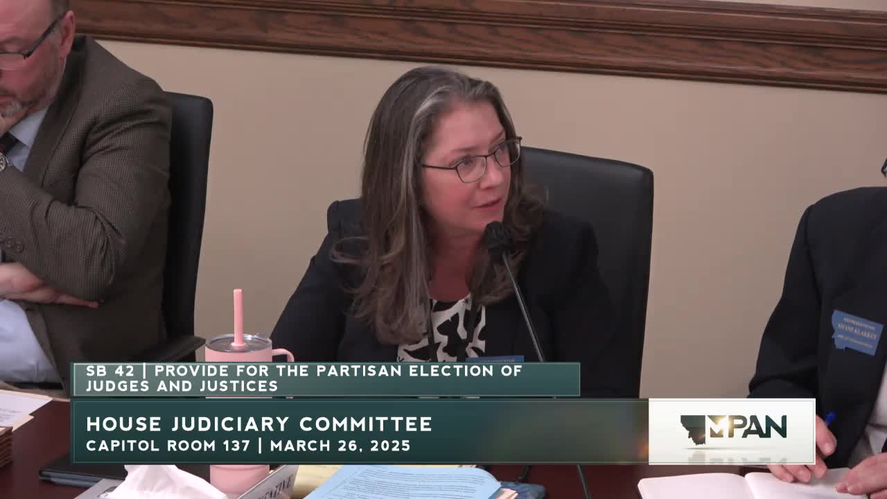 Montana's Legislature Debates Partisan Judge Elections Under SB 42
