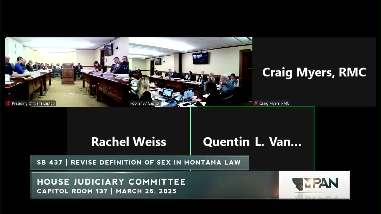 Montana Senate Committee faces opposition to Senate Bill 437 on gender identity rights