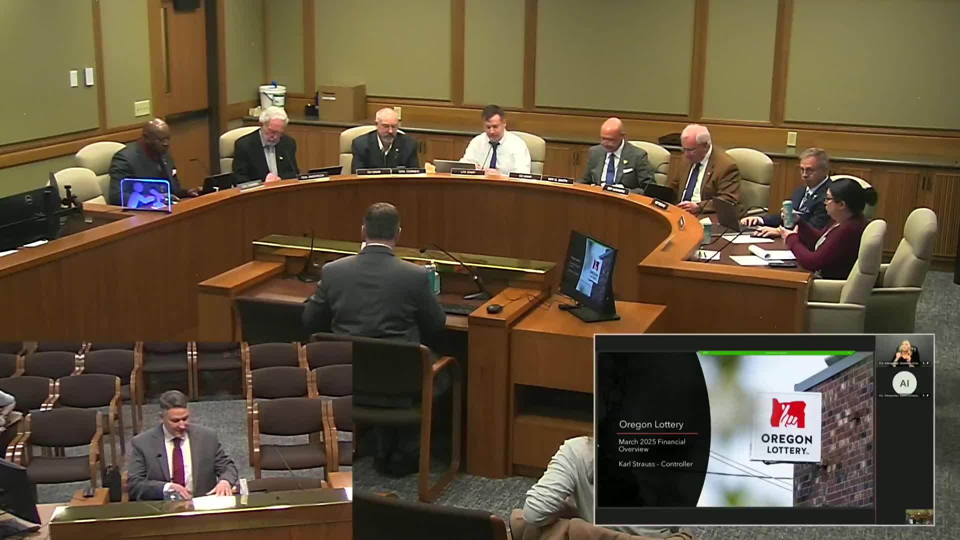 Oregon Lottery officials brief Ways and Means subcommittee on revenue, beneficiaries and bond use