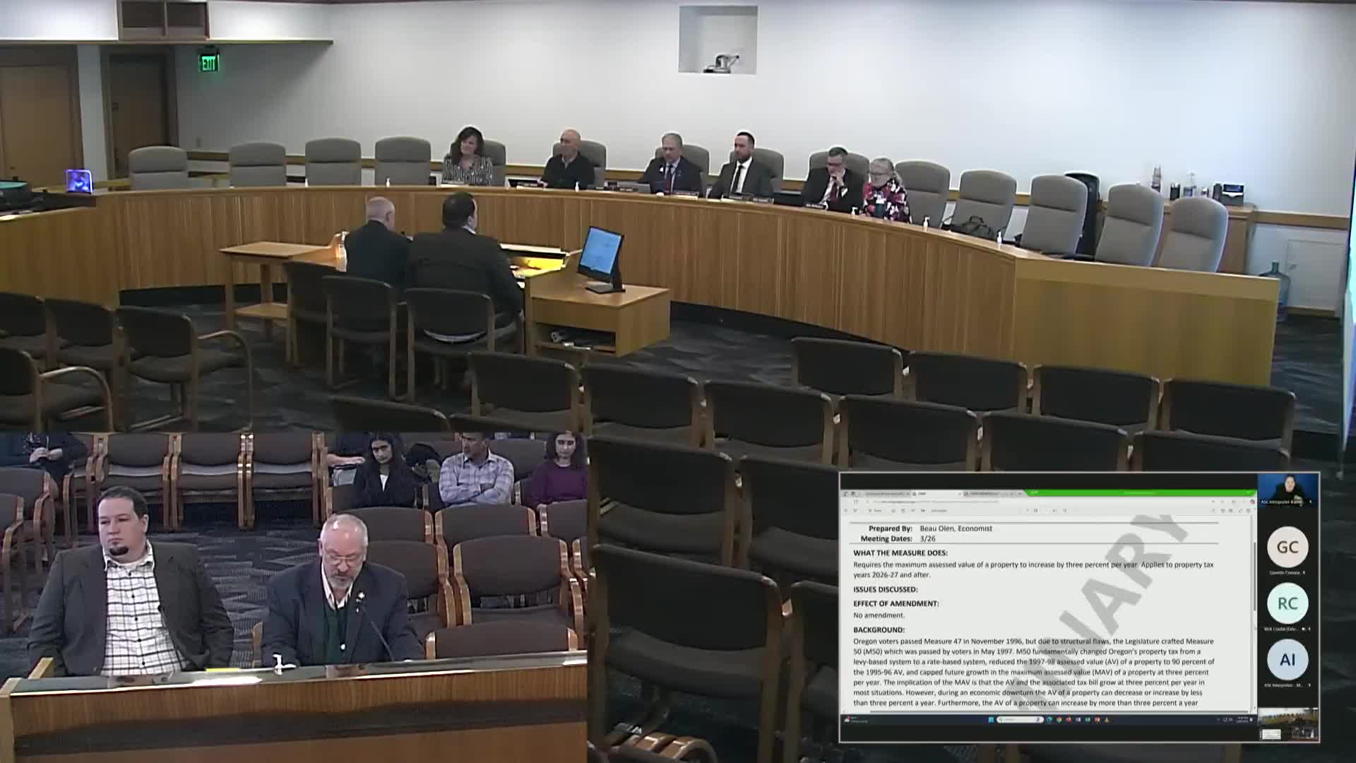 Oregon Senate Bill 712 aims to modernize property tax assessment system
