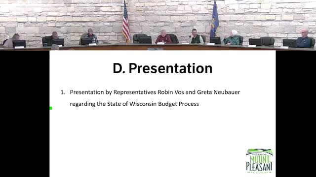 Wisconsin lawmakers discuss budget impacts on education and public safety in Mount Pleasant