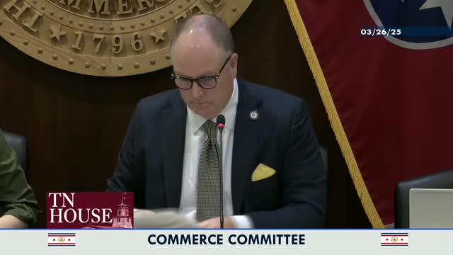 Commerce committee advances package of consumer, construction and utility bills