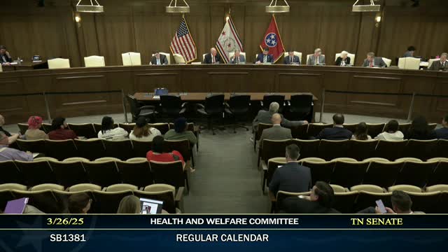 Senate debates physician self-prescription and healthcare facility regulation changes