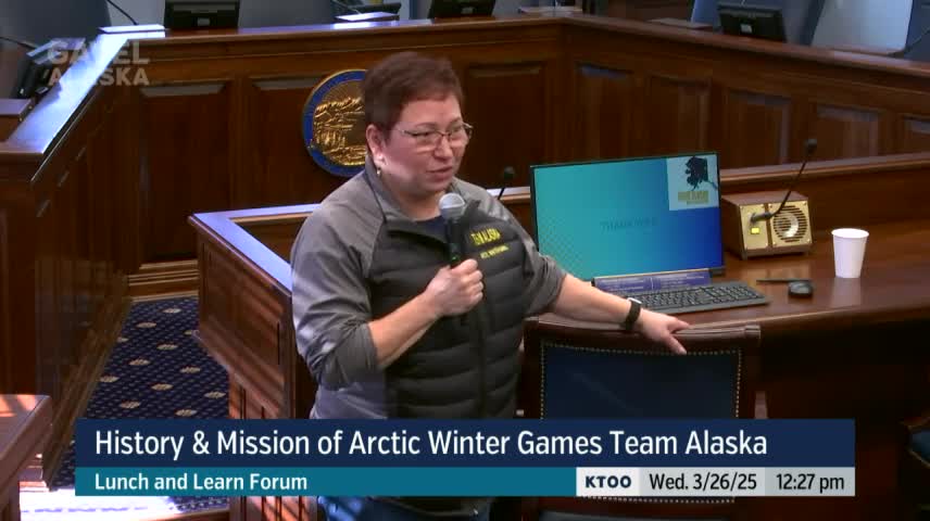 Team Alaska president outlines plans for 2026 Arctic Winter Games and athlete support
