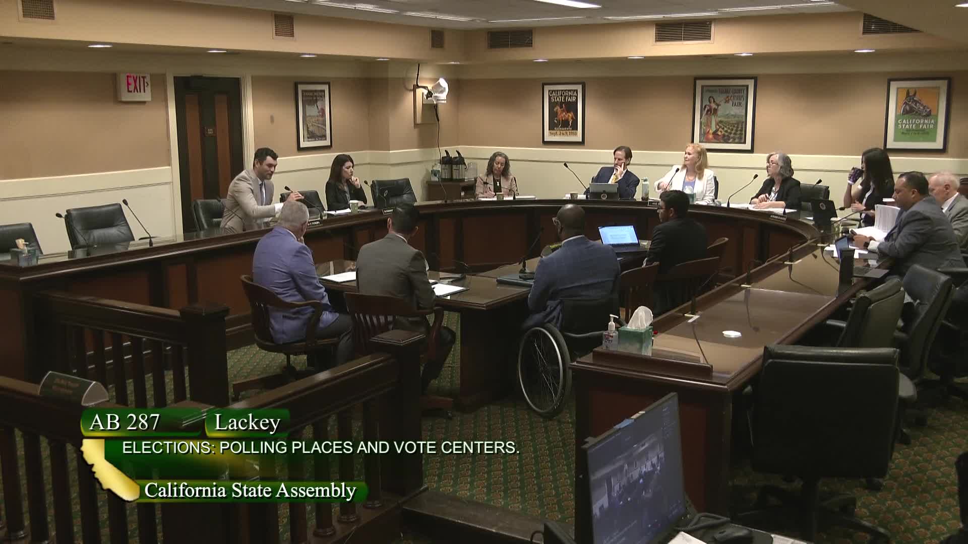 Assemblymember Lackey advocates for accessible voting through AB 287