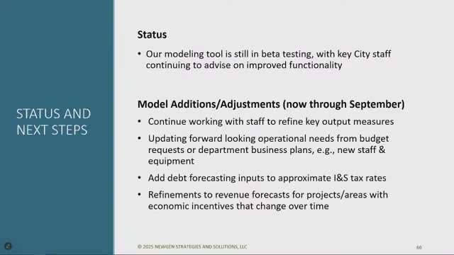 Plano City Council explores innovative debt forecasting and revenue diversification strategies