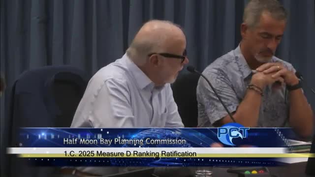 Half Moon Bay Planning Commission debates reform for Measure D allocations