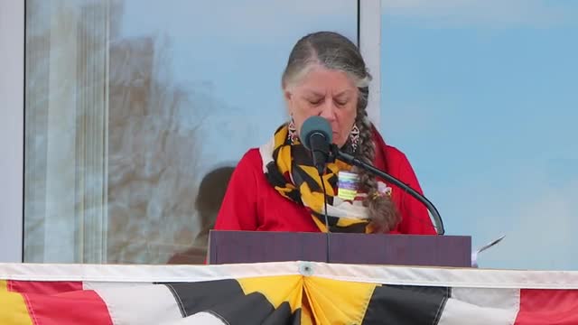 Julie Hawkins Ennis represents Piscataway tribe at Maryland heritage event